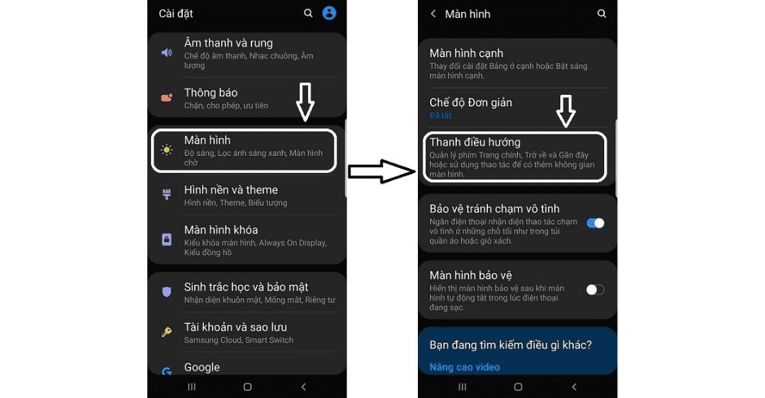 Hướng dẫn cách ẩn thanh điều hướng Android