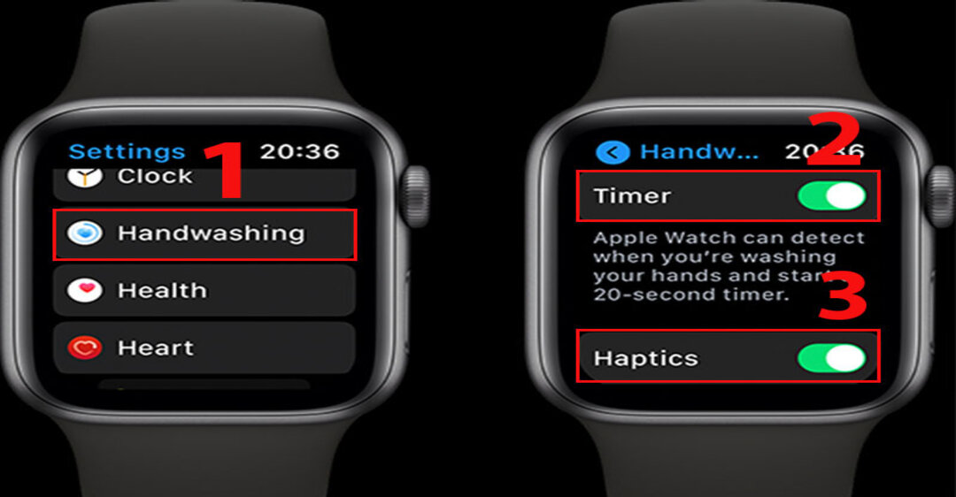 Hướng dẫn cách bật tính năng rửa tay trên Apple Watch