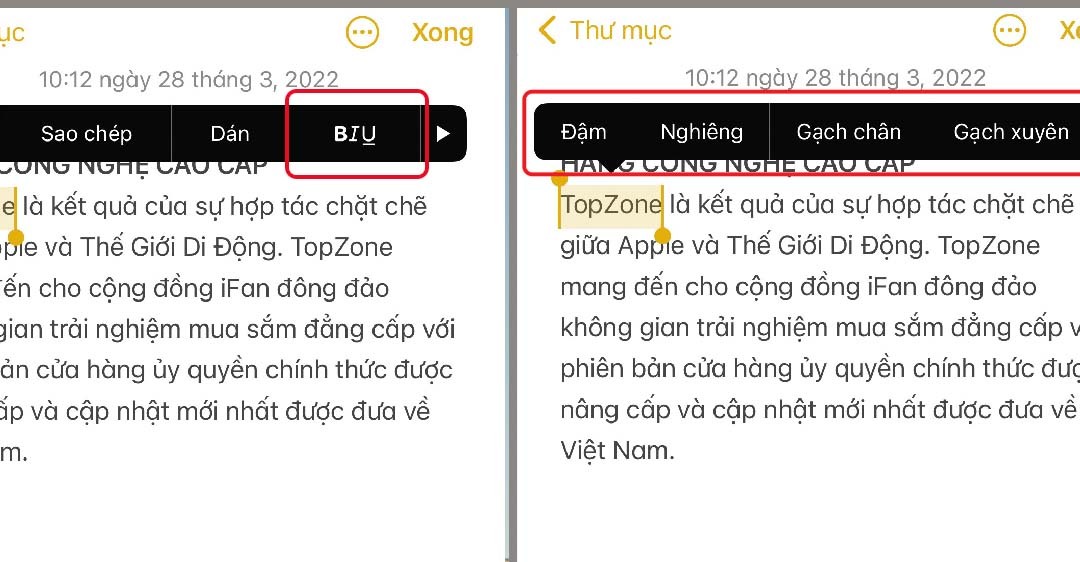 Hướng dẫn cách đổi màu ghi chú trên iPhone