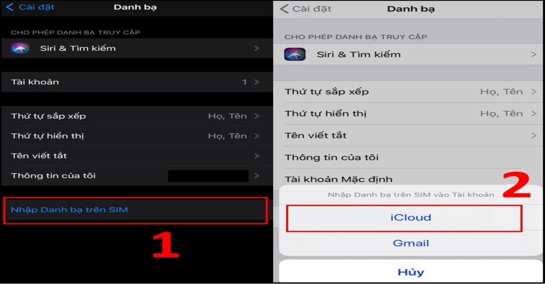 Hướng dẫn cách lưu số điện thoại trên Iphone