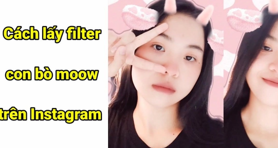 Hướng dẫn cách tải filter mặt nạ bò sữa trên Instagram