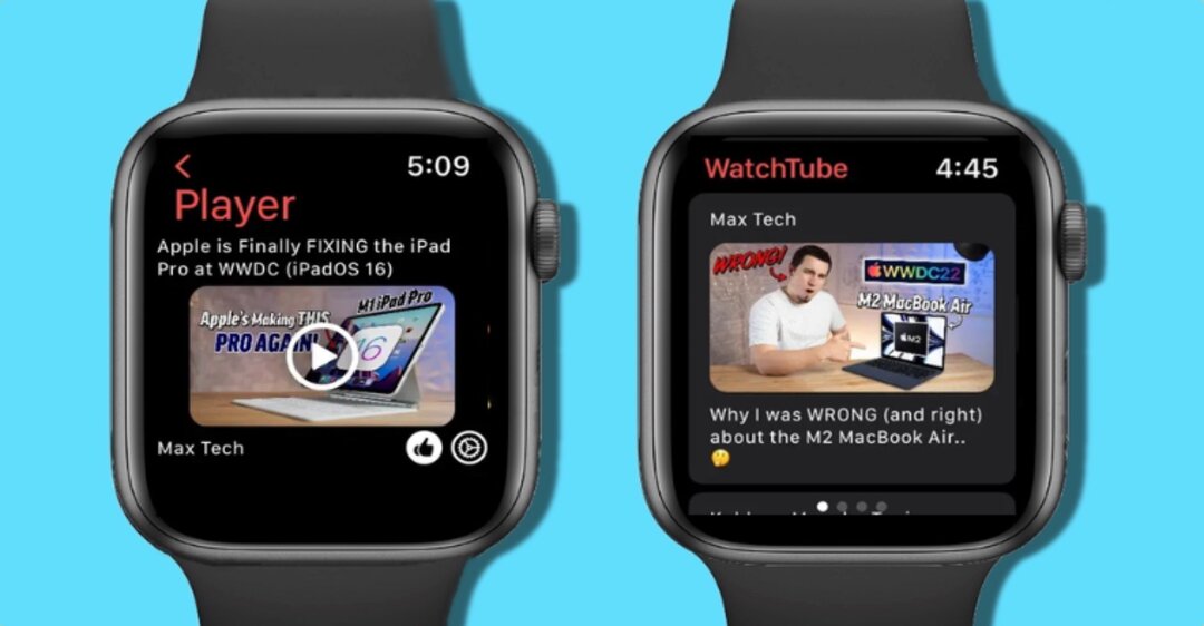 Hướng dẫn cách xem video Youtube bằng Apple Watch
