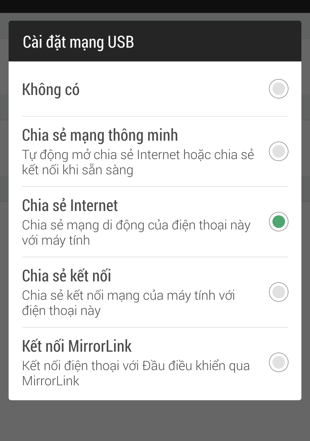 Hướng dẫn chia sẻ mạng từ máy tính cho Android qua USB