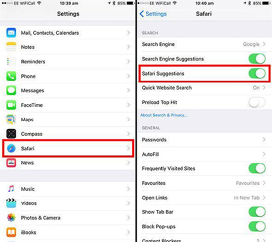 Cách sửa lỗi Safari tự thoát trên iphone