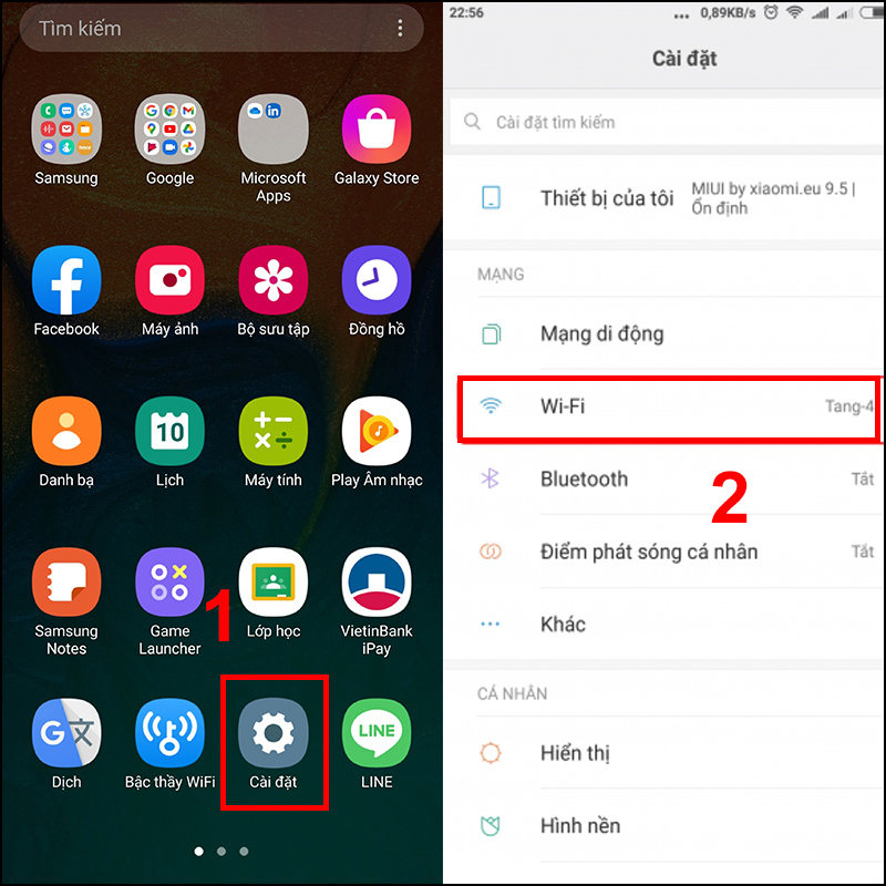 Khắc phục lỗi điện thoại Android không kết nối được WiFi