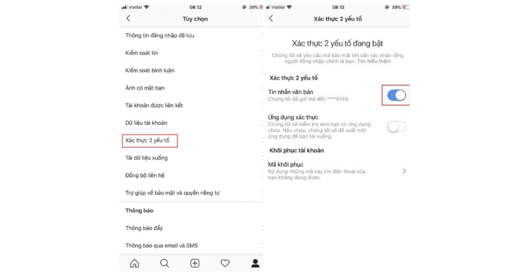 Không thể đăng nhập vào Instagram