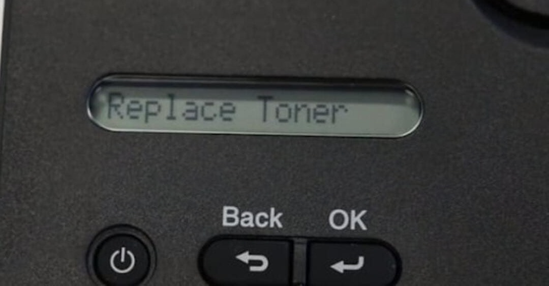 Máy in Brother mfc 7360 báo lỗi replace toner