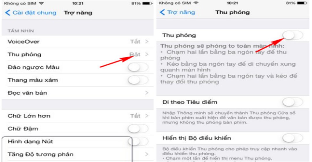 Nguyên nhân gây ra lỗi Iphone 12 bị phóng to màn hình khóa