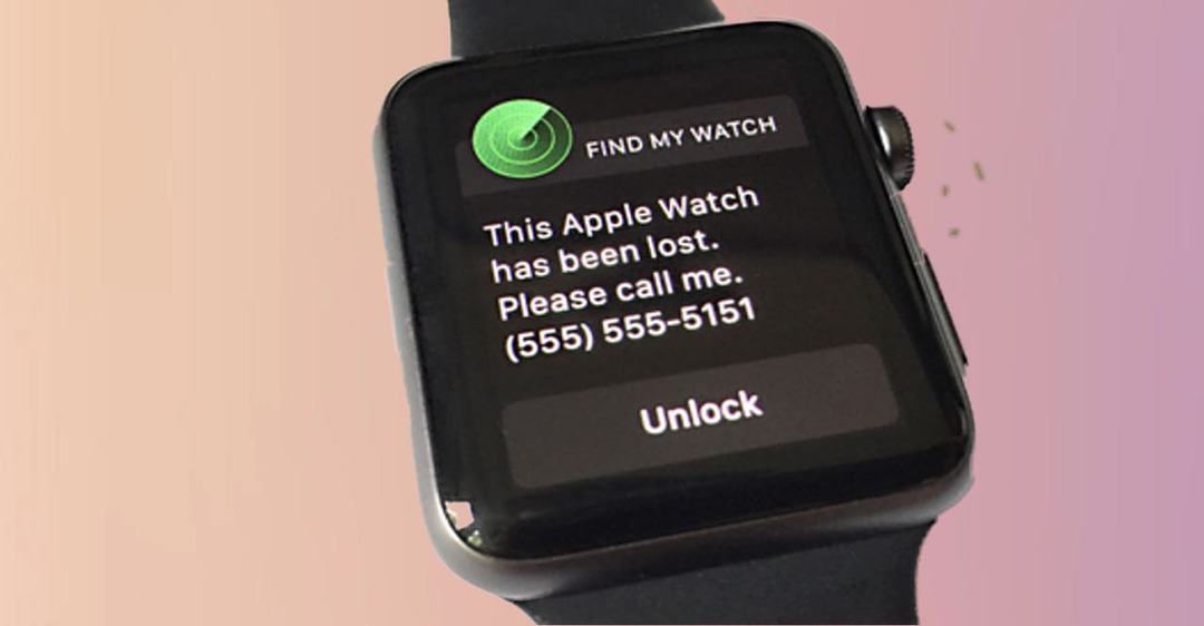 Những lưu ý khi tìm kiếm Apple Watch bị mất