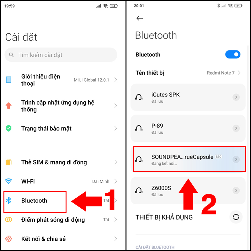 Sửa lỗi Bluetooth không kết nối được với Android