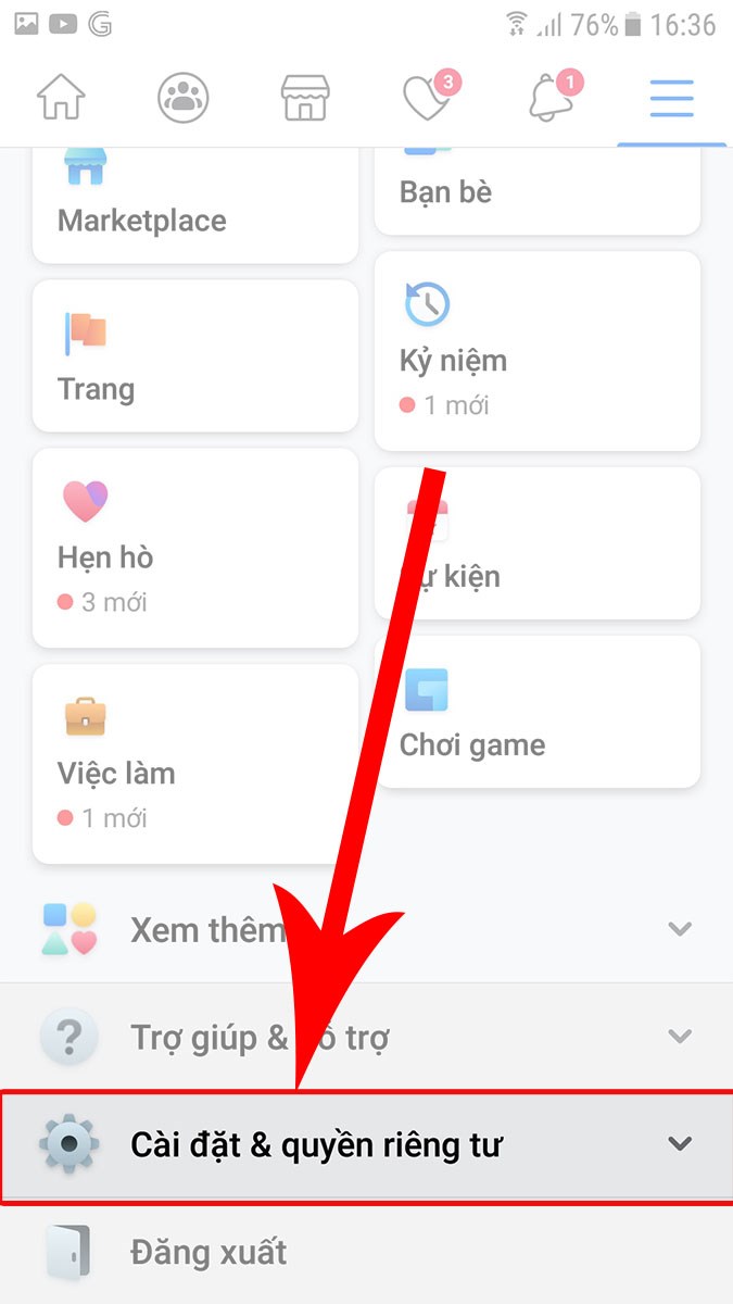 Tắt đồng bộ avatar Facebook và Instagram