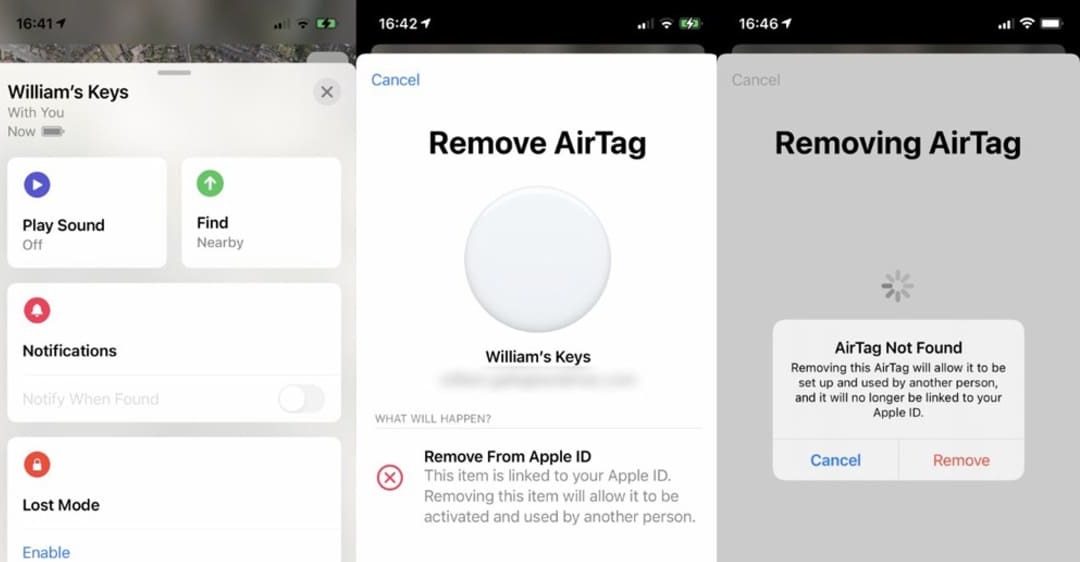 các bước để xóa AirTag khỏi Apple ID