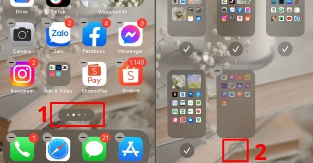 các cách sắp xếp trang trí màn hình iphone