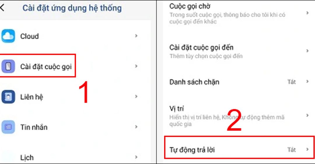 cách bật chế độ rảnh tay trên điện thoại Android
