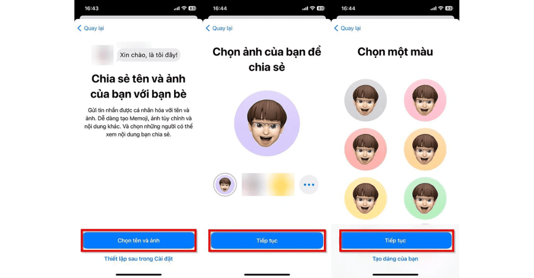Cách đặt Memoji làm avatar Apple ID trên iPhone