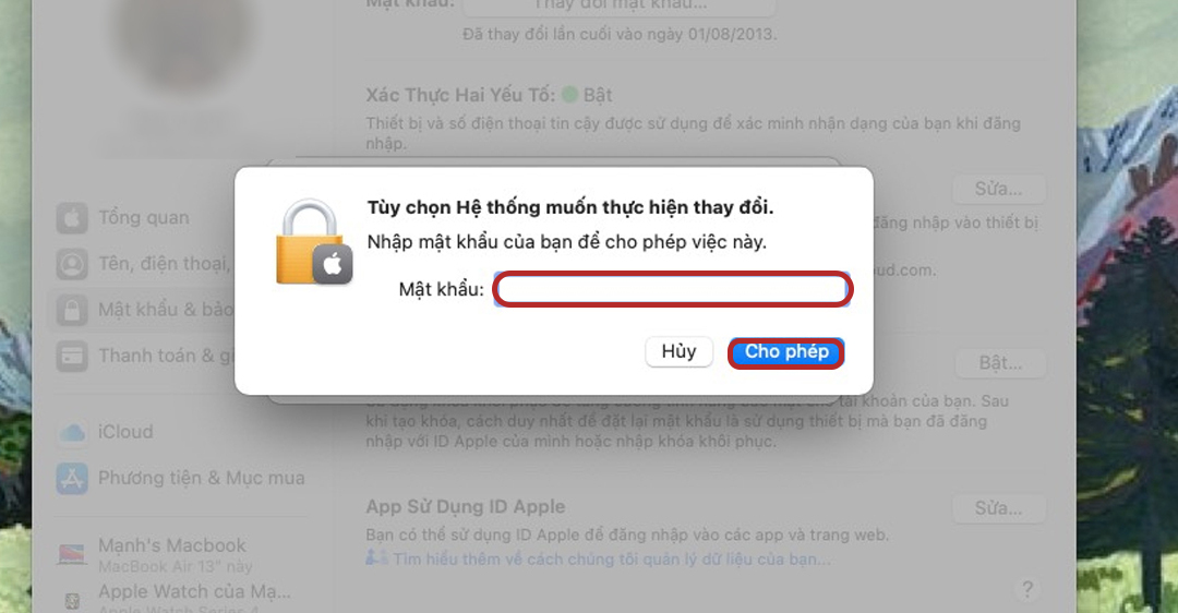 Cách phòng tránh bị đổi mật khẩu iCloud trên iOS 11