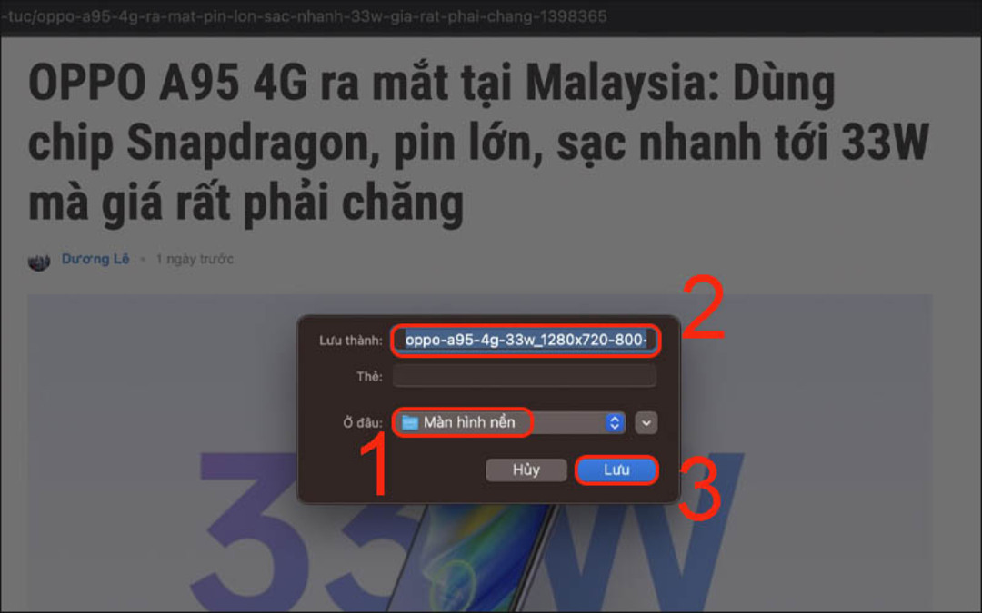 Cách lưu ảnh trên iMac bước 2