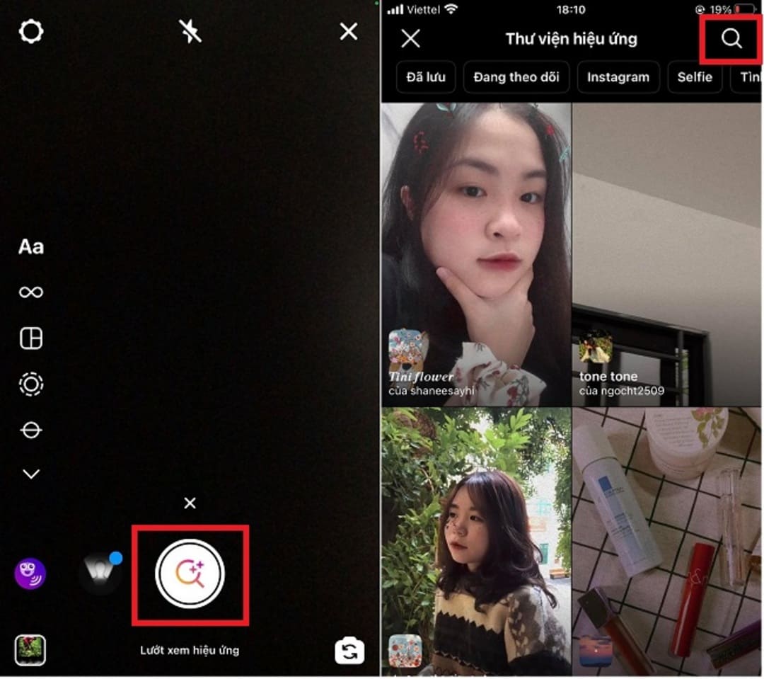 cách quay video hiệu ứng lời nguyền trên instagram