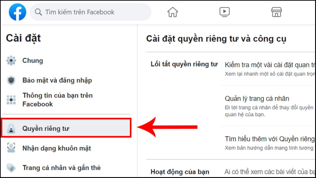 Cách thiết lập quyền riêng tư trên Facebook