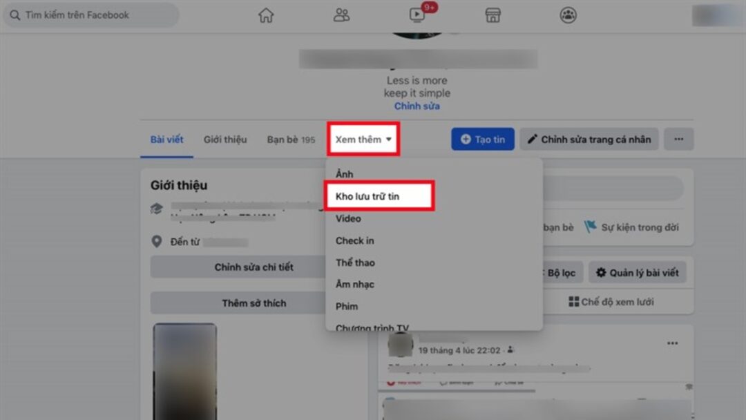 Cách xóa tin story trên Facebook