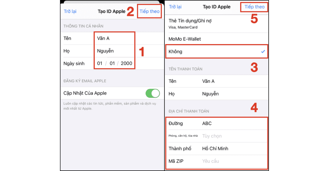 Cách tạo tài khoản Apple ID miễn phí bằng iPhone