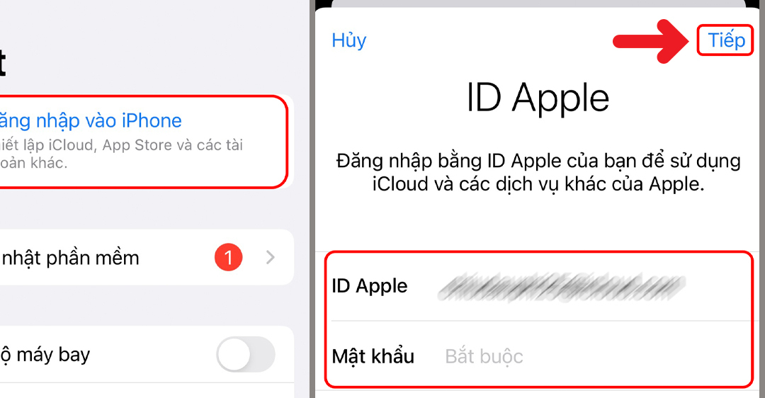 Hướng dẫn khóa chức năng thay đổi tài khoản iCloud trên iOS