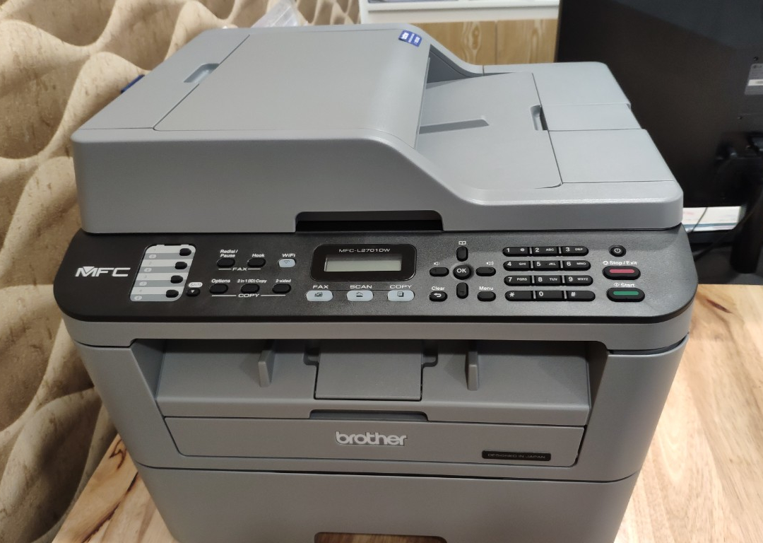 máy in brother in 2 mặt bị kẹt giấy