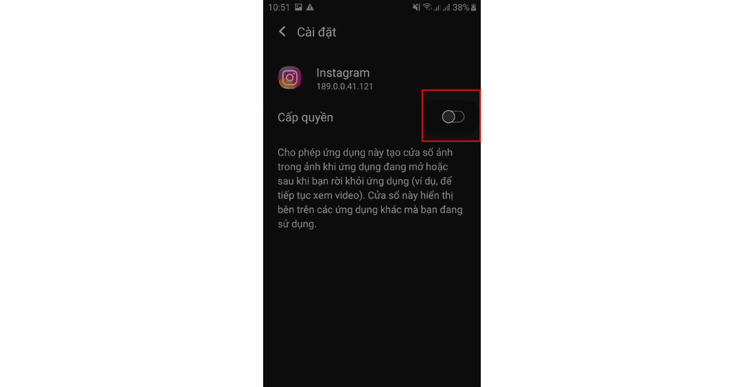 Instagram không có quyền truy cập vào ảnh