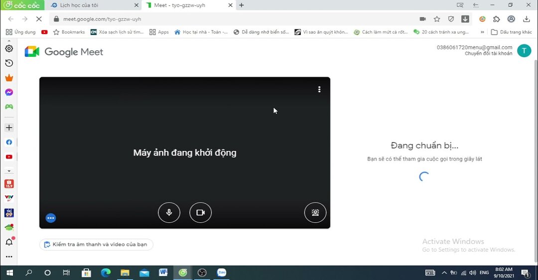 Cách tạo đường link cố định trong Google Meet