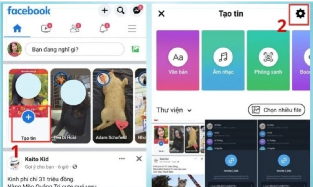 Cách sử dụng tính năng bình luận Story Facebook