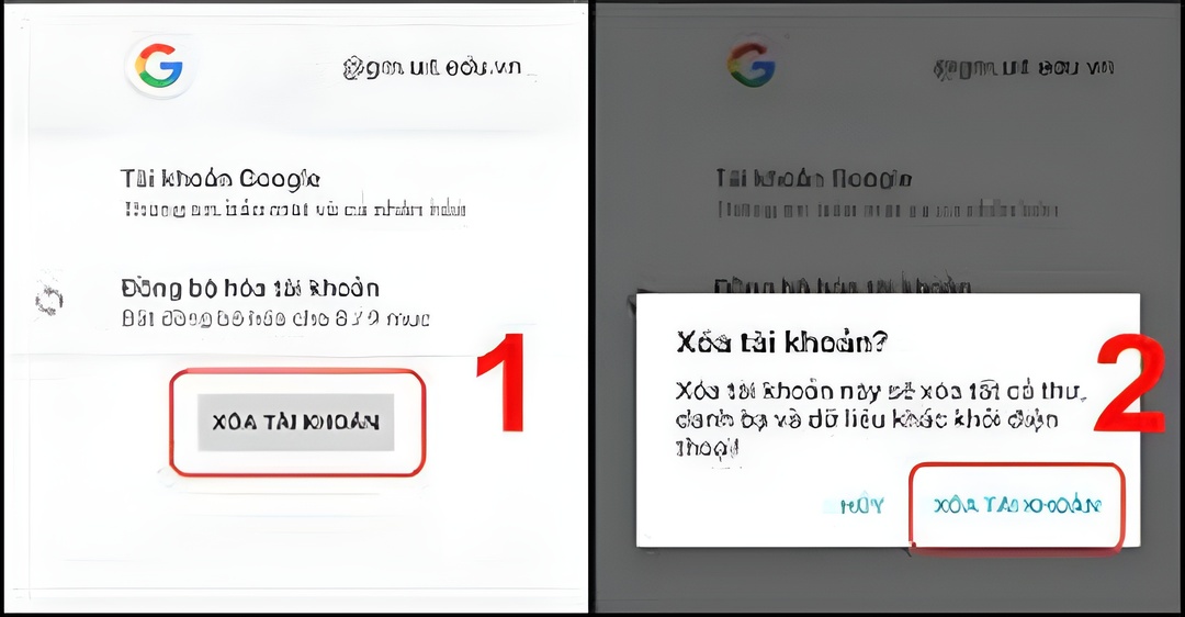 Lưu ý với cách xoá tài khoản Google trên Android