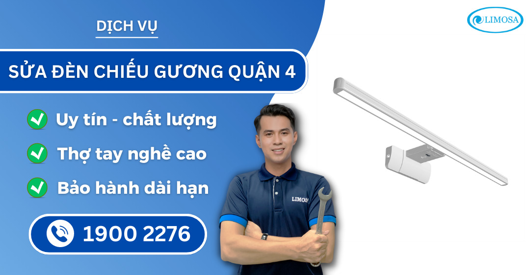 sửa đèn chiếu gương quận 4 Limosa