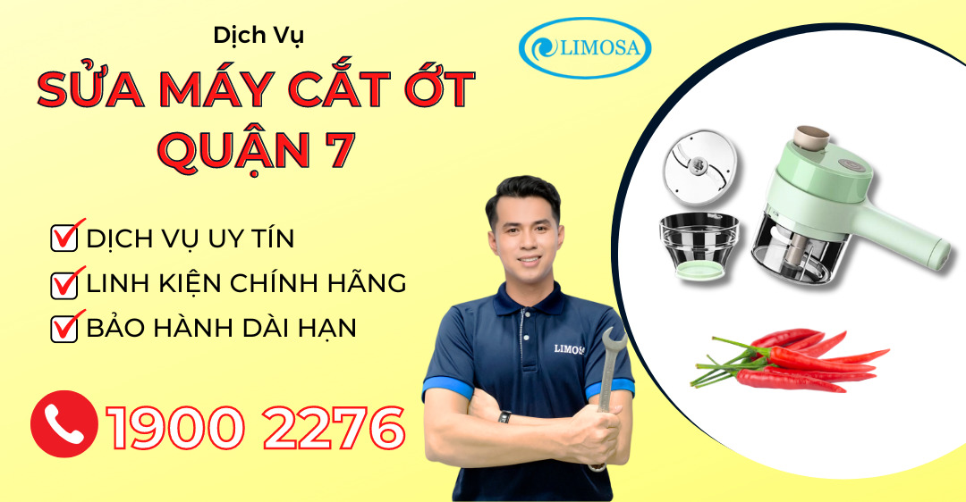 sửa máy cắt ớt quận 7 limosa
