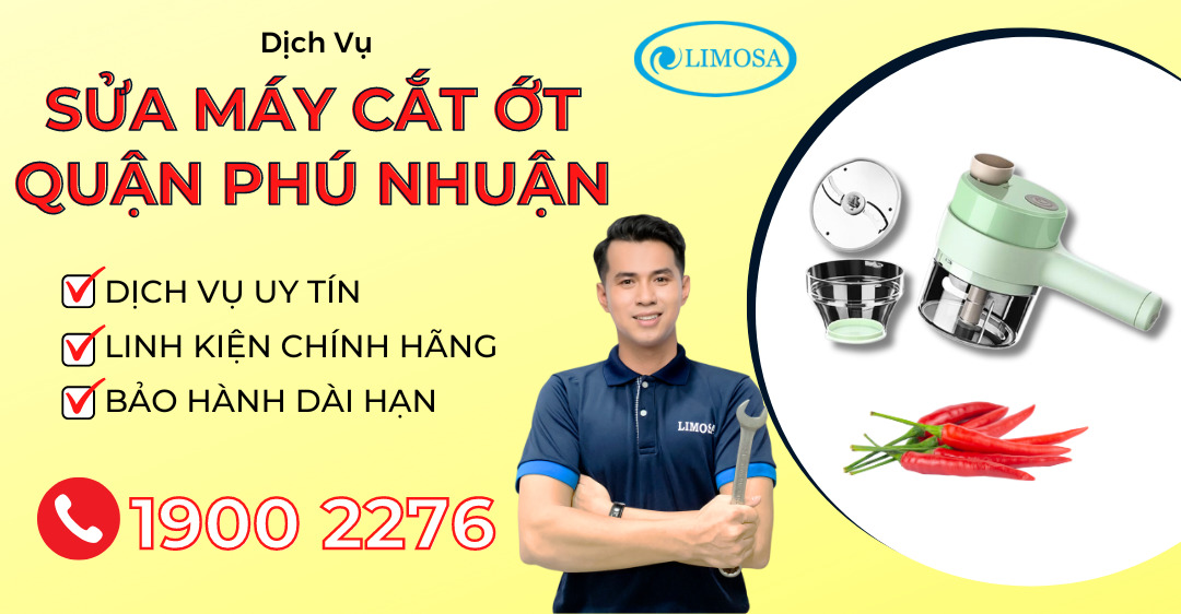 sửa máy cắt ớt quận phú nhuận limosa