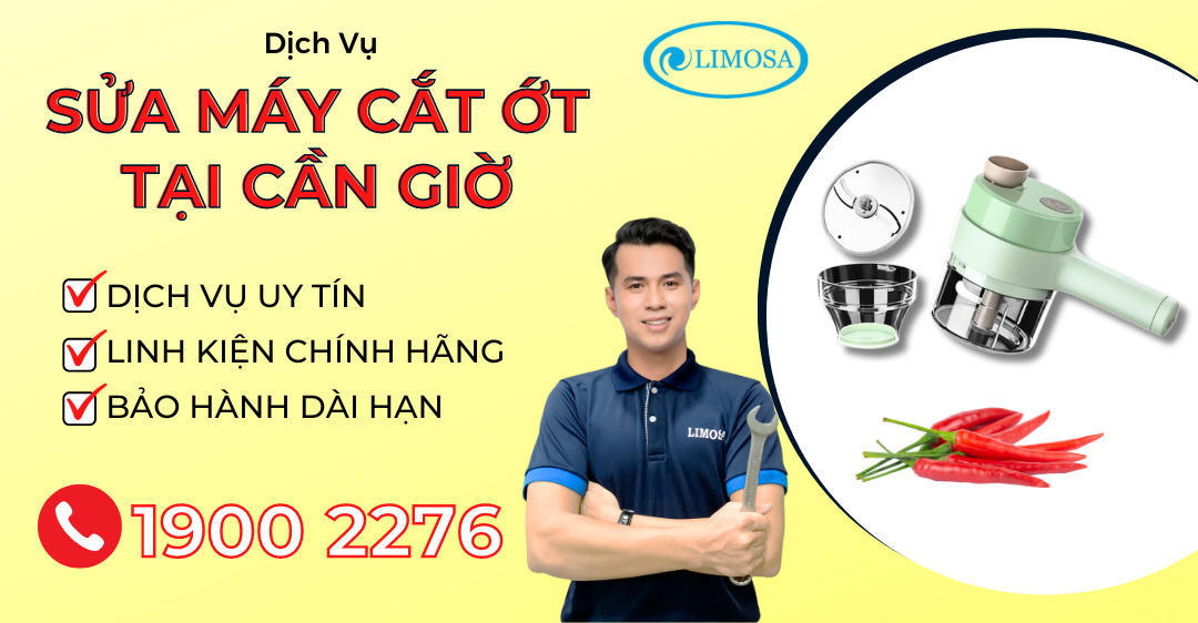 sửa máy cắt ớt tại cần giờ limosa