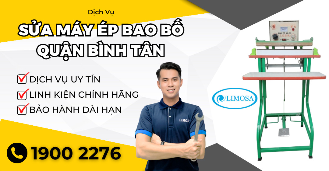sửa máy ép bao bố quận bình tân limosa