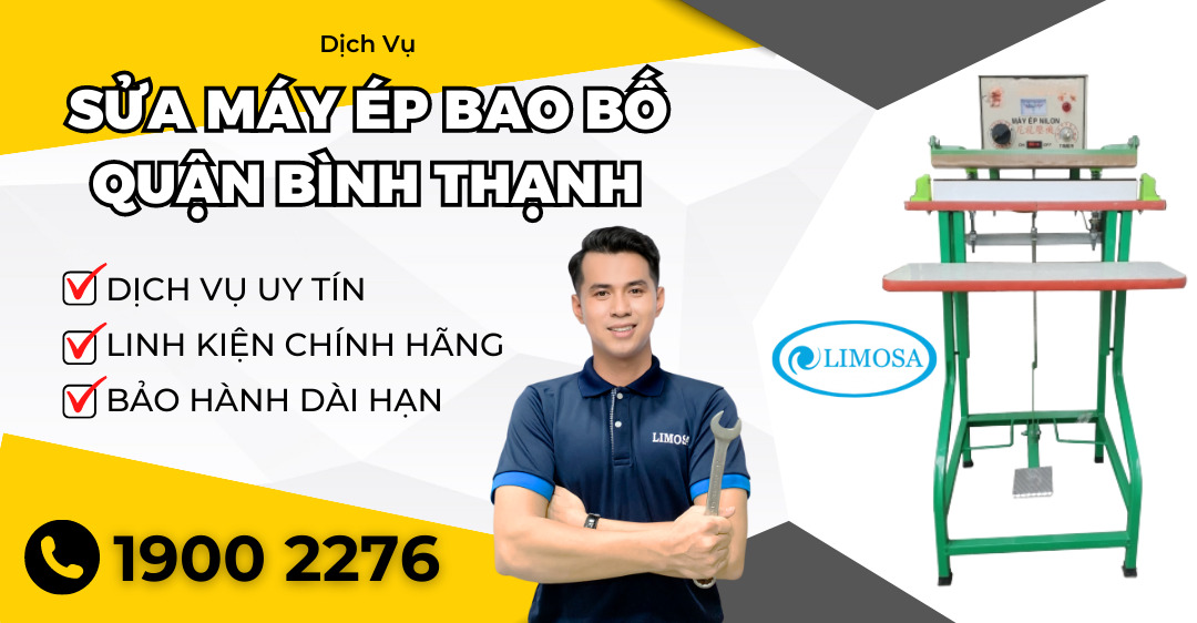 sửa máy ép bao bố quận bình thạnh limosa