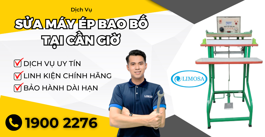 sửa máy ép bao bố tại cần giờ limosa