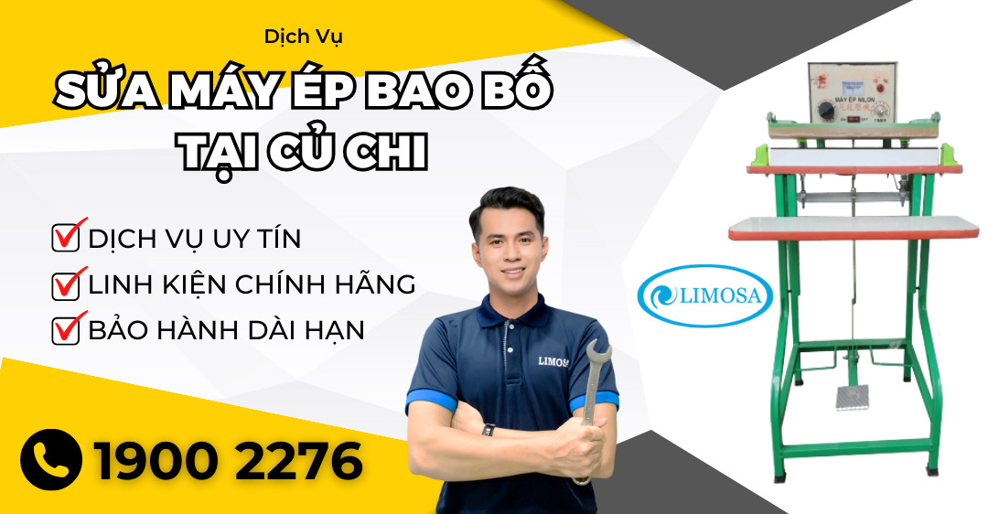 sửa máy ép bao bố tại củ chi limosa