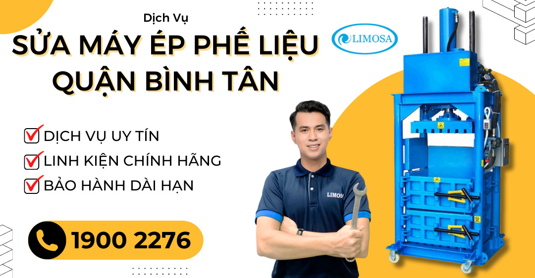 sửa máy ép phế liệu quận bình tân limosa