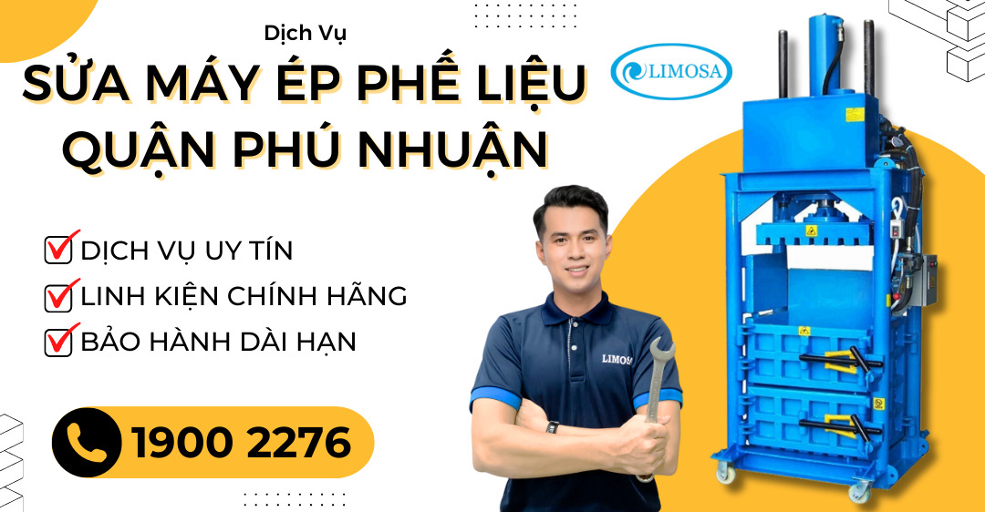 sửa máy ép phế liệu quận phú nhuận limosa
