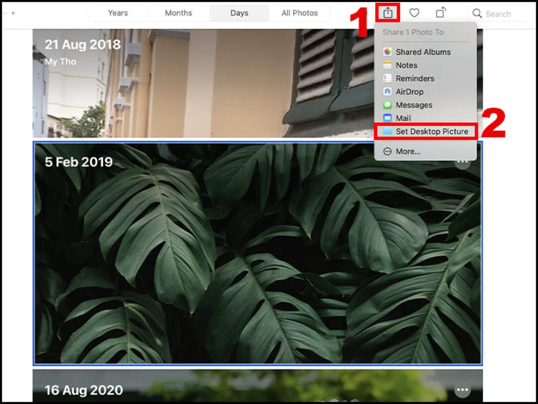 Thay đổi màn hình nền iMac - cách 3