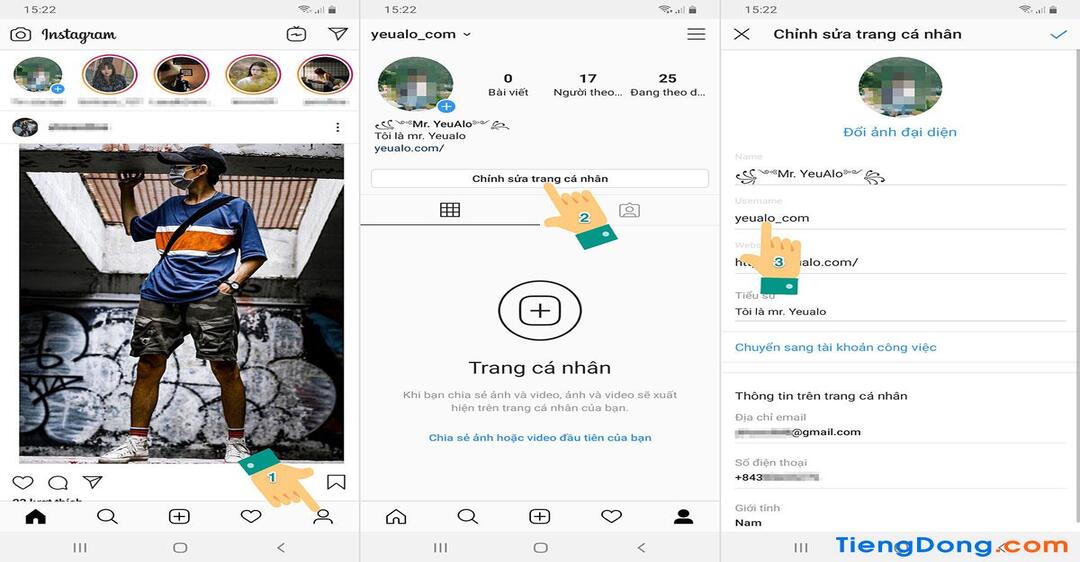 Cách sao chép link Instagram cá nhân