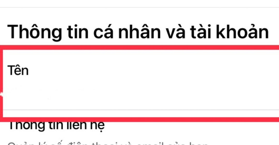 Cách đổi tên tài khoản Facebook trên điện thoại Android
