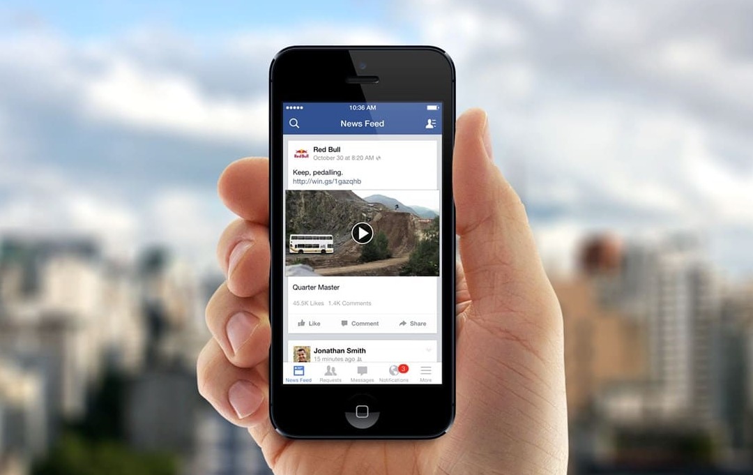 Cách lặp lại video trên Facebook