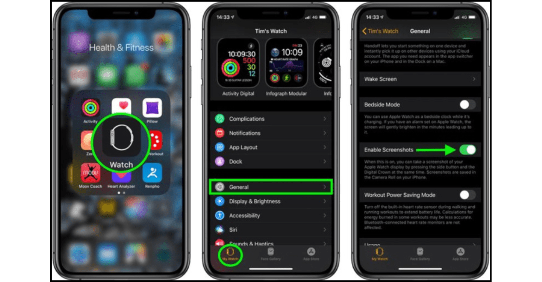 Hướng dẫn bạn cách chụp ảnh màn hình Apple Watch