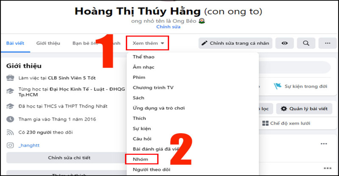 Tổng quan về việc ẩn nhóm tham gia trên Facebook