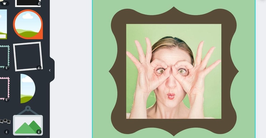 Cách làm Frame Facebook bằng Canva