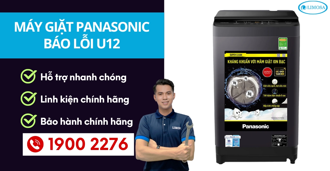 Máy Giặt Panasonic Báo Lỗi U12 Limosa