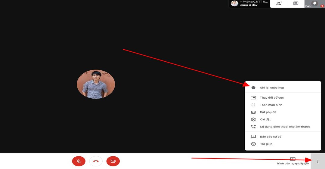 Cách bật phụ đề trên google meet dành cho máy tính: